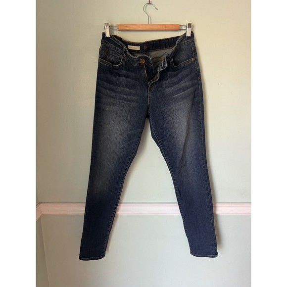 Kut From The Kloth Toothpick Skinny Jeans Size 12 Med Wash Denim - Picture 1 of 7